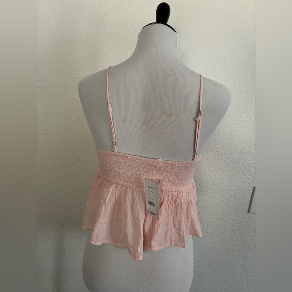 Elegant Pink Peplum Camisole - Picture 8 of 8